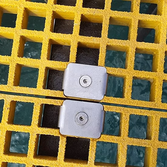 Piscina con griglia in FRP, piattaforma pedonale, mini rete, prodotto in fibra di vetro, piscina anti